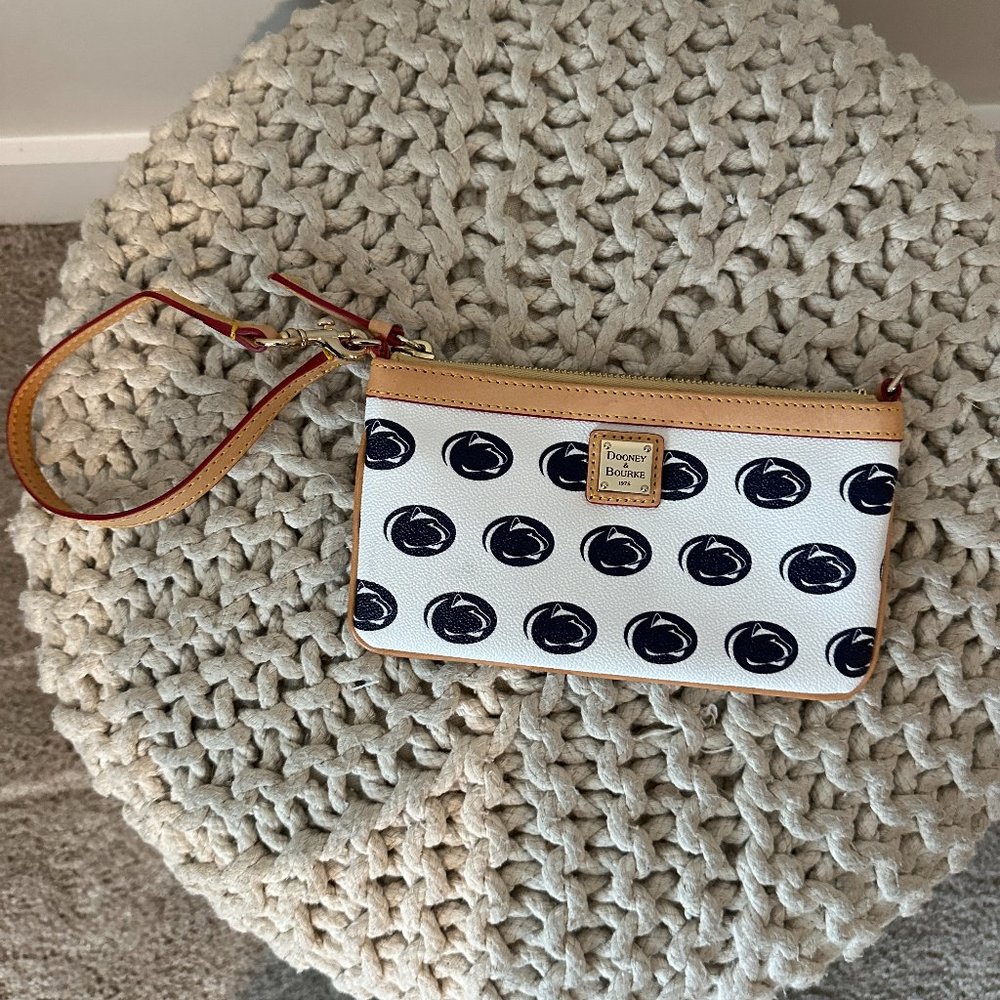 Dooney & Bourke Penn State Zip Around Wristlet